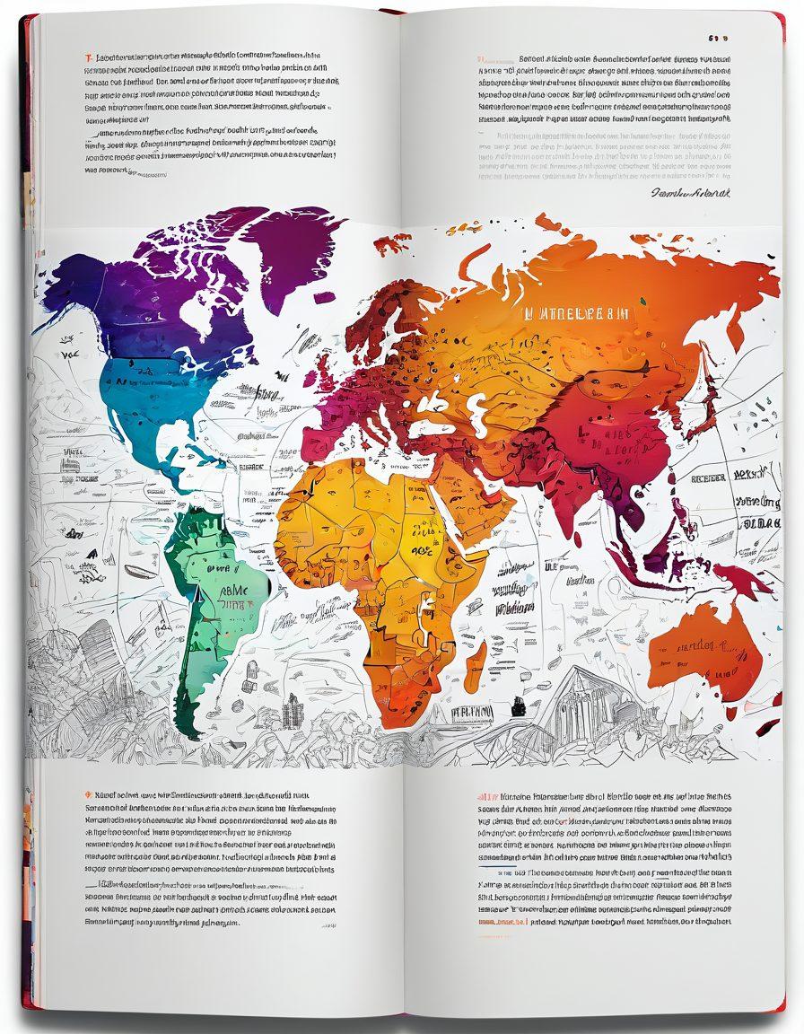 An open personal diary with handwritten notes, layered over a digital world map showcasing diverse online communities connected by glowing lines. Include silhouettes of people engaging in discussions from various cultural backgrounds, united by speech bubbles filled with different languages. The atmosphere should radiate warmth and connection, symbolizing the transition from personal thoughts to global conversations. vibrant colors. super-realistic.